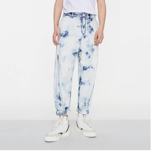 4楼九牧王JOEONE服饰男装春锥形版钴蓝牛仔裤HJ1B16216 商品图1