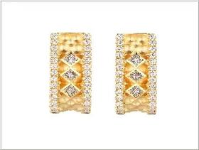 【2F】迪韵18k金钻石耳钉