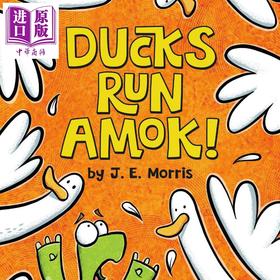 预售 【中商原版】Ducks Run Amok 英文原版 兰登桥梁小读本树熊墨德 全英文绘本儿童少儿图书