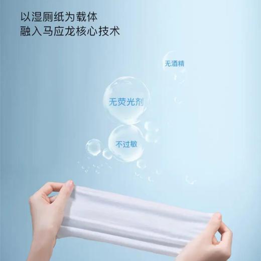 【已下架】远离如厕烦恼 | 马应龙六福 湿厕纸 有痔青年/姨妈期少不了 清爽不黏腻 马桶可冲散120抽[福利品] 商品图7