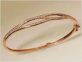 【2F】迪韵18k金钻石手镯