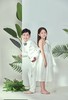 非质量问题不退换哦~PureShare 蓬纱馆儿童礼服公主裙女童短袖钢琴演出服-白色蝴蝶结礼服裙 商品缩略图3