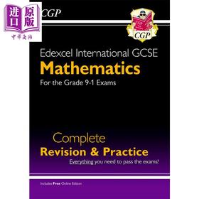 预售 【中商原版】New Pearson Edexcel IGCSE Maths Complete Revision & Practice Inc Online Ed Videos & Quizzes