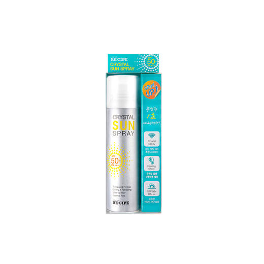 【韩国进口】Recipe科丝美诗YUE之秘水晶防晒喷雾180ml 商品图0