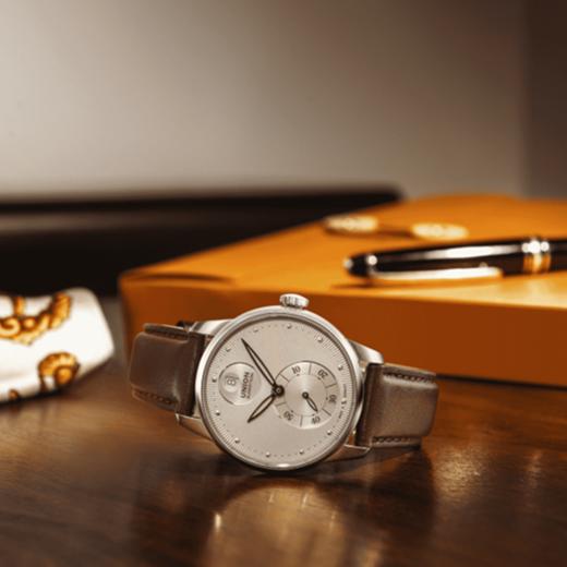 宇联（UNION GLASHÜTTE）德国手表赛丽丝系列小牛皮女士白色小秒针机械腕表 D013.228.16.011.00 商品图2