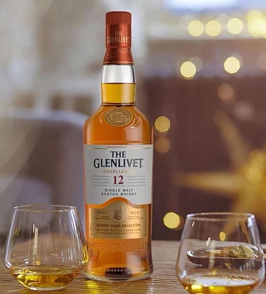 格兰威特(The Glenlivet) 醇粹12年雪莉桶  单一麦芽威士忌 商品图1