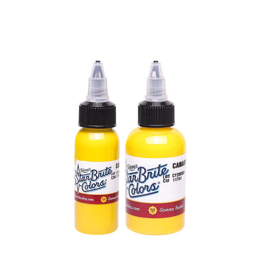 斯塔布瑞黄色纹身色料 水性易上色 惊蛰纹身器材 商品图4