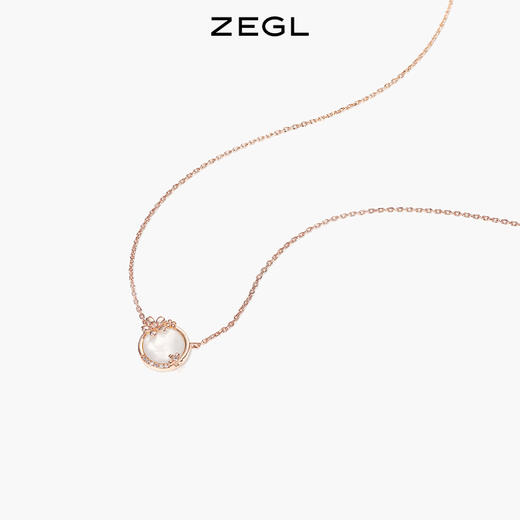 ZEGL设计师春日樱花系列925纯银花朵项链女轻奢小众锁骨链配饰品 商品图0