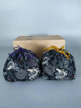 38号怀志金丝榉木棋罐