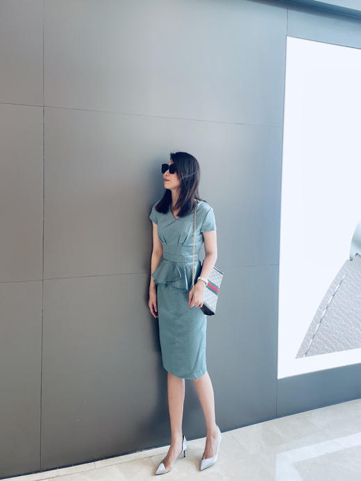 孤品 J9283564 “琉璃”连衣裙 重工金丝线面料 精致 贵气颈袖添香不退可换 商品图6