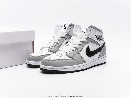 耐克乔丹Wmns Air Jordan 1 Mid乔丹一代中帮经典复古文化休闲运动篮球鞋板鞋BQ6472-015男女鞋 商品图8