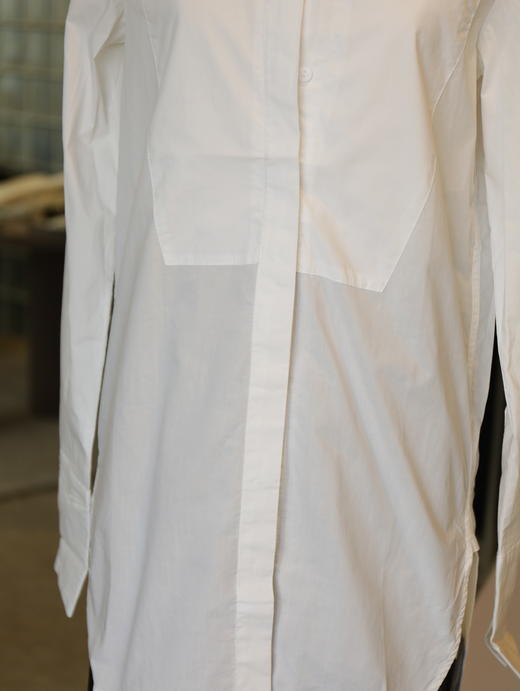 Maison Covet 自有品牌 中性立领设计感长衬衫 商品图10