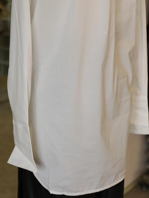 Maison Covet 自有品牌 中性立领设计感长衬衫 商品图4