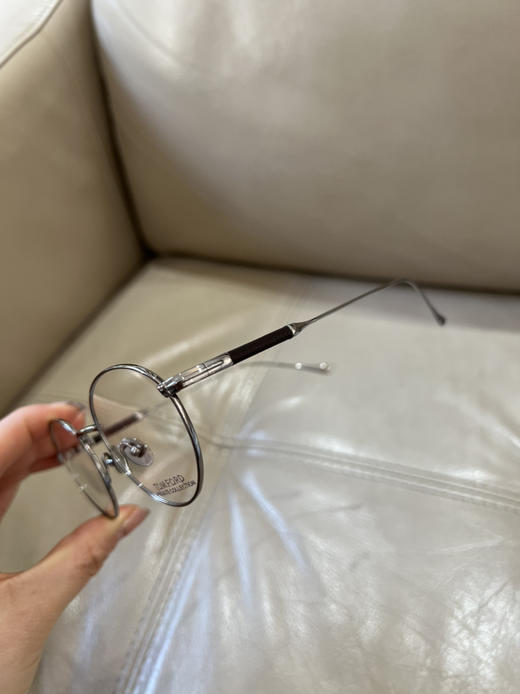 318-2没有存在感 超轻TF5717纯钛复古圆框 镜框镜架 商品图4