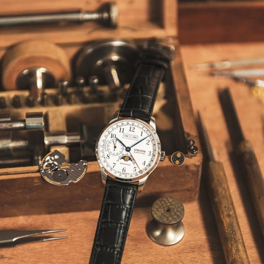 宇联（UNION GLASHÜTTE）1893 系列约翰内斯·德尔施泰因纪念版腕表 D007.458.16.017.00 商品图5