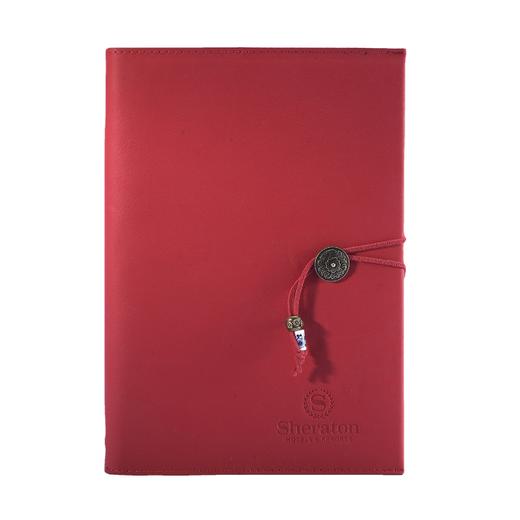 会议记录本商务活页记事本挂绳带卡片夹办公笔记本企业定 制logo 商品图1