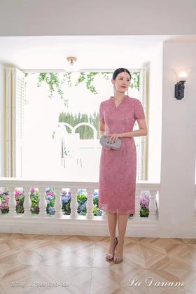 4F La Danum阿丹娜 水溶蕾丝连衣裙