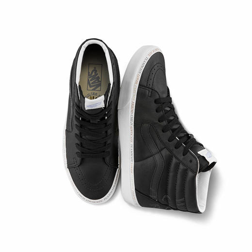 VANS黑色彩绘印花男鞋女鞋SK8-Hi高帮板鞋运动鞋VN0A7Q5NB6L 商品图2