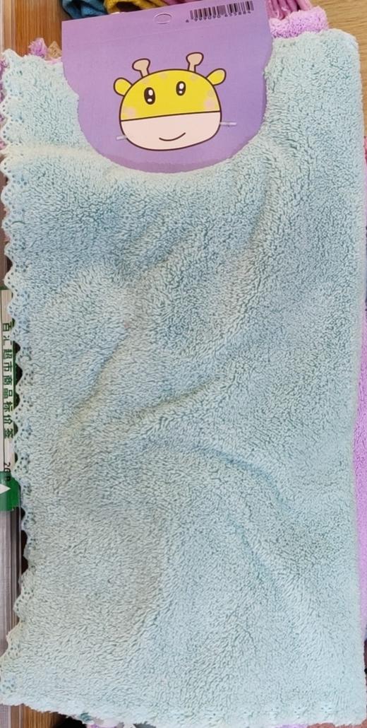 【百汇到家】依诗洁珊瑚绒四条装方巾f912(27*27cm) 商品图0