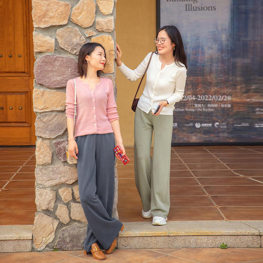 原价199秒杀99 ！！腰以下全是腿！超显高，显瘦的阔腿裤丨亲肤！立体裁剪包容性很好！不挑腿型！ 商品图1