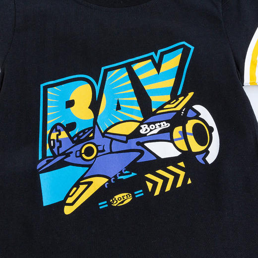 贝贝怡儿童短袖t恤夏季上衣男中小童衣服薄款宽松休闲夏装洋气潮 商品图6