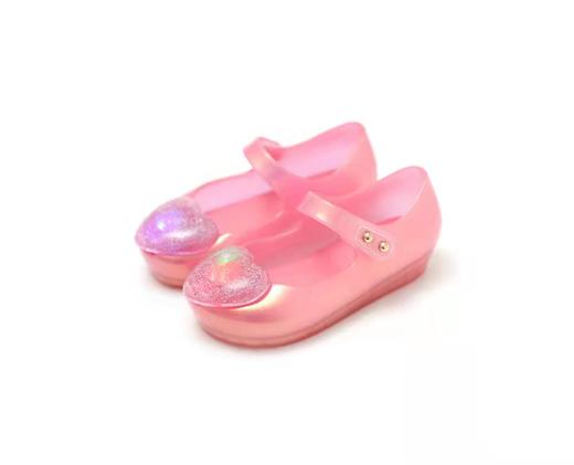 韩国ozikids 爱心LED果冻鞋 商品图1