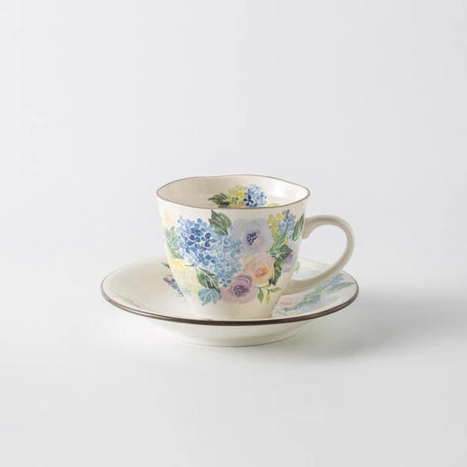 樱花季·日本进口咖啡杯ceramic 花音色茶杯浪漫樱花日式对杯 商品图4