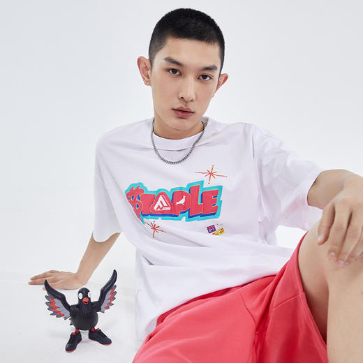 FunX STAPLE潮牌秋季时尚休闲宽松圆领短袖T恤纯棉半袖 商品图2