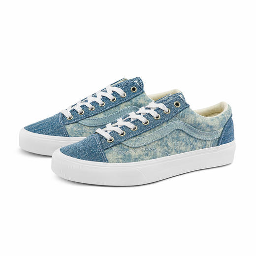 VANS牛仔蓝水洗拼色男女Style 36帆布鞋VN0A3DZ3448 商品图1