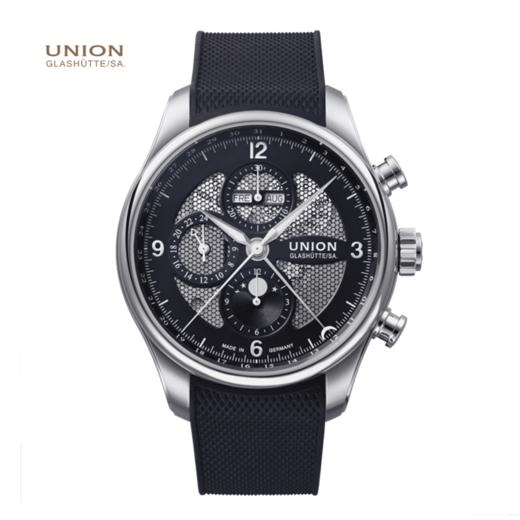 宇联（UNION GLASHÜTTE）德国手表 贝利士系列镂空月相计时码表 男士机械腕表 D009.425.17.057.00 商品图0