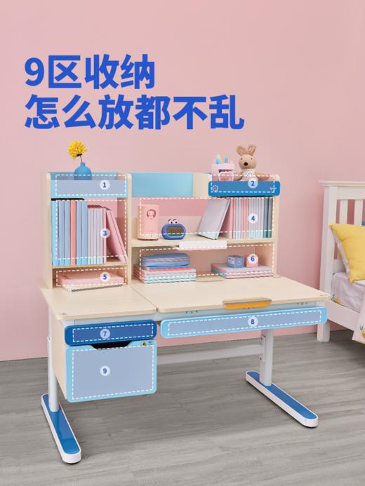 爱果乐儿童学习桌小学生课桌椅写字桌椅家用书桌可升降课桌椅套装【XPQ】 商品图2