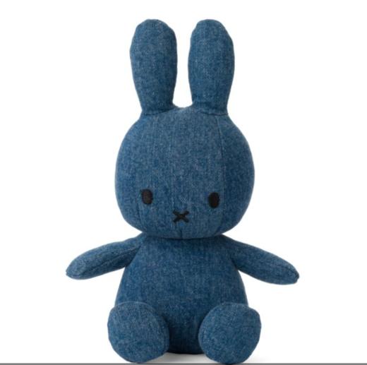 荷兰Miffy米菲兔牛仔深蓝23cm 商品图0