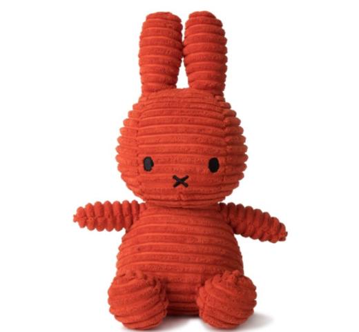 荷兰Miffy米菲兔灯芯绒西瓜红23cm 商品图0