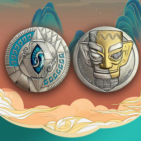 【预定】三星堆纪念章，纯银30克！官方发行！