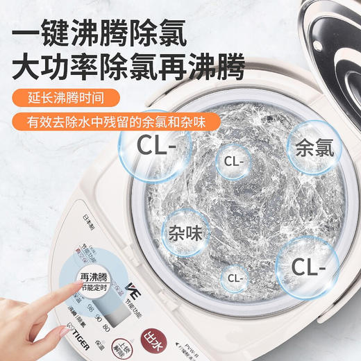 【6F】虎牌（Tiger）电热水瓶电水壶热水壶真空保温日本原装进口PVW-B30C 3L 商品图2