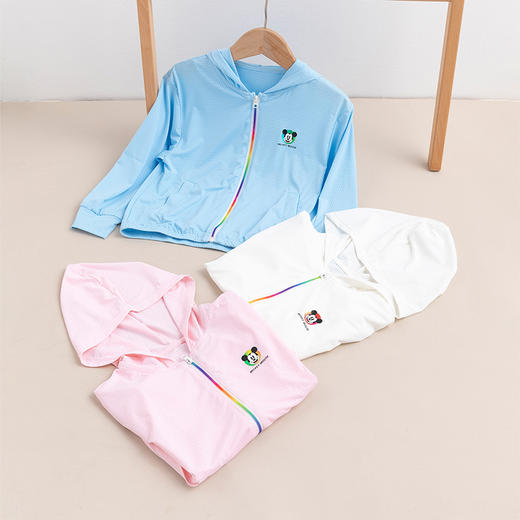 迪士尼夏季新品男女童皮肤衣儿童遮阳轻薄外套 商品图1