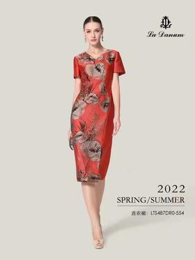 4F La Danum阿丹娜 艺术提花连衣裙