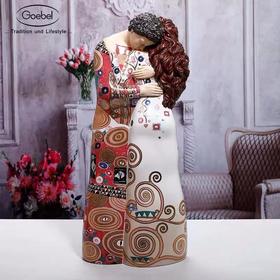 【6F】阿斯蒙迪+德国高宝Goebel进口陶瓷情侣摆件克里姆特《吻》》