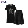 FILA x 梵高博物馆【高圆圆同款】斐乐优雅两件套蕾丝连衣裙F11W228302F 商品缩略图4