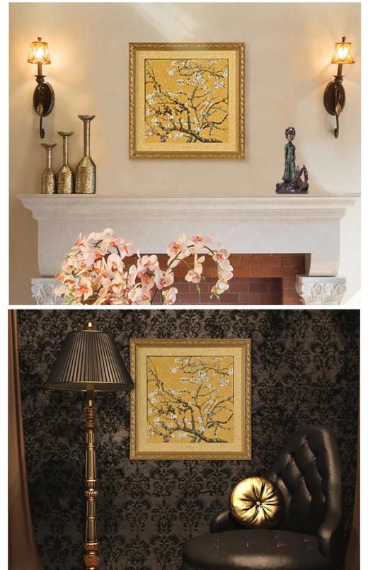 【6F】阿斯蒙迪+德国高宝Goebel进口梵高杏花限量瓷板画 商品图5