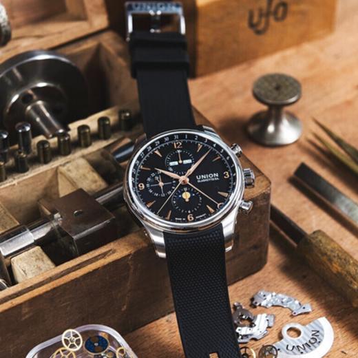 宇联（UNION GLASHÜTTE）贝利士系列月相计时码表 D009.425.17.057.11 商品图3
