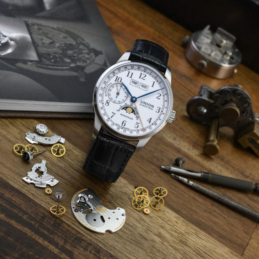 宇联（UNION GLASHÜTTE）1893 系列约翰内斯·德尔施泰因纪念版腕表 D007.458.16.017.00 商品图4