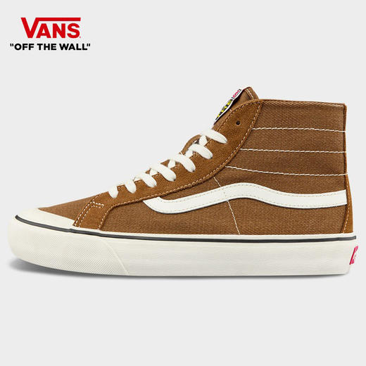 VANS棕色侧边条纹男女SK8-Hi板鞋运动鞋VN0A4BX2B6T 商品图0