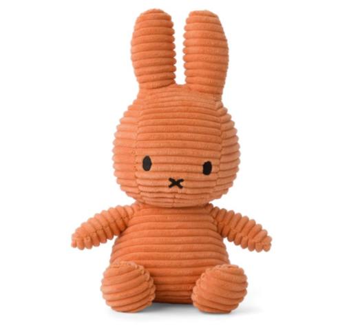 荷兰Miffy米菲兔灯芯绒南瓜色23cm 商品图0