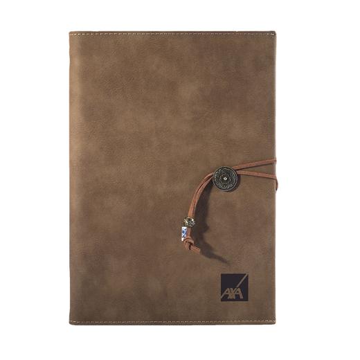 会议记录本商务活页记事本挂绳带卡片夹办公笔记本企业定 制logo 商品图2