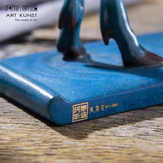 【6F】阿斯蒙迪+艺术家张有志吉祥鹿限量签名青铜雕塑 商品图3