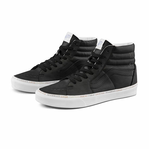 VANS黑色彩绘印花男鞋女鞋SK8-Hi高帮板鞋运动鞋VN0A7Q5NB6L 商品图1