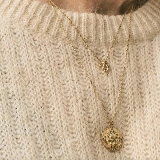 北京仓｜ Monsieur-Illan-灰钻 项链［法国设计师］ 商品图3