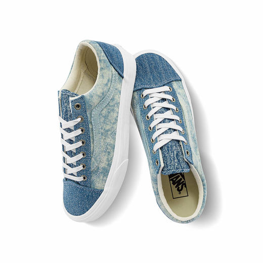 VANS牛仔蓝水洗拼色男女Style 36帆布鞋VN0A3DZ3448 商品图2