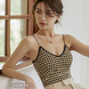 【第二件半价】千鸟格蚕丝吊带内衣 可外穿 可内搭 胸垫可拆卸 商品缩略图5